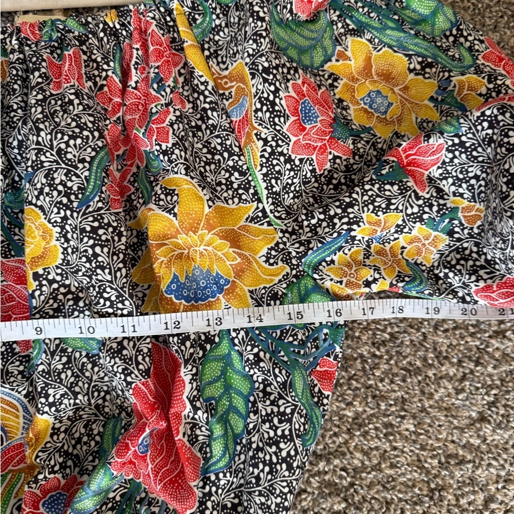 Vintage Floral Maxi Dress with Long Sleeves BNWT 100% Cotton - Picture 8 of 8
